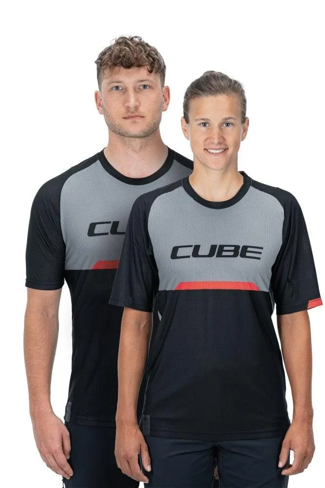 Cube EDGE Rundhalstrikot kurzarm