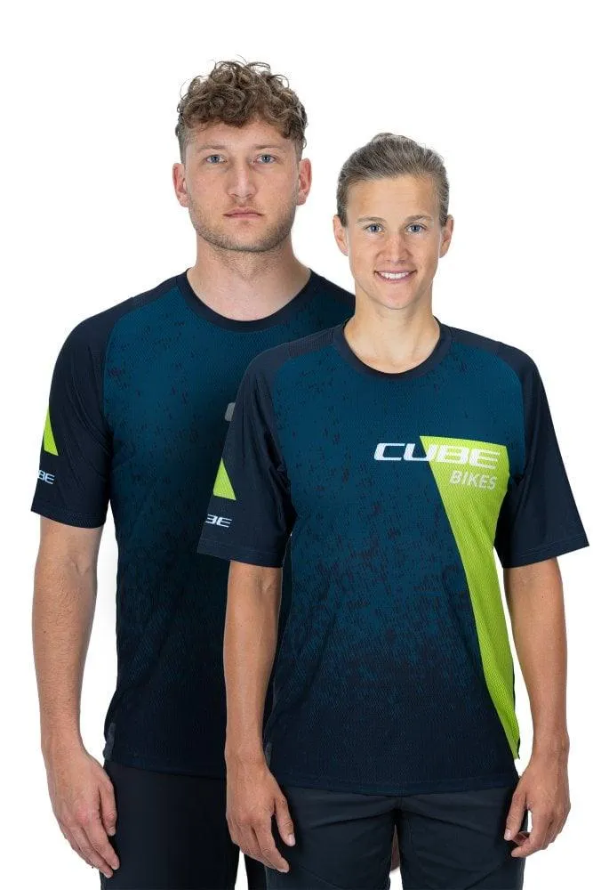 Cube EDGE Rundhalstrikot kurzarm