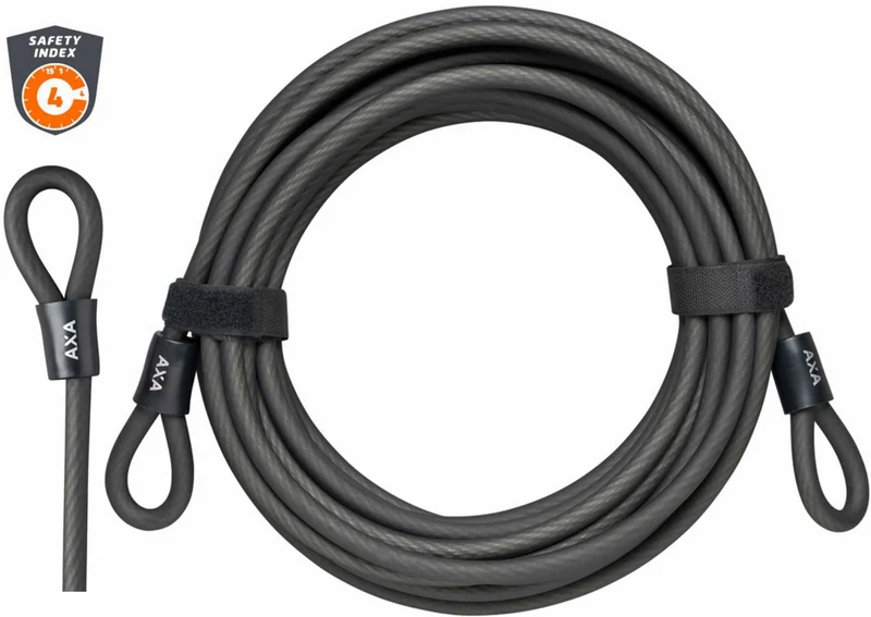Axa Double Loop 1000 Schlaufenkabel 10m schwarz