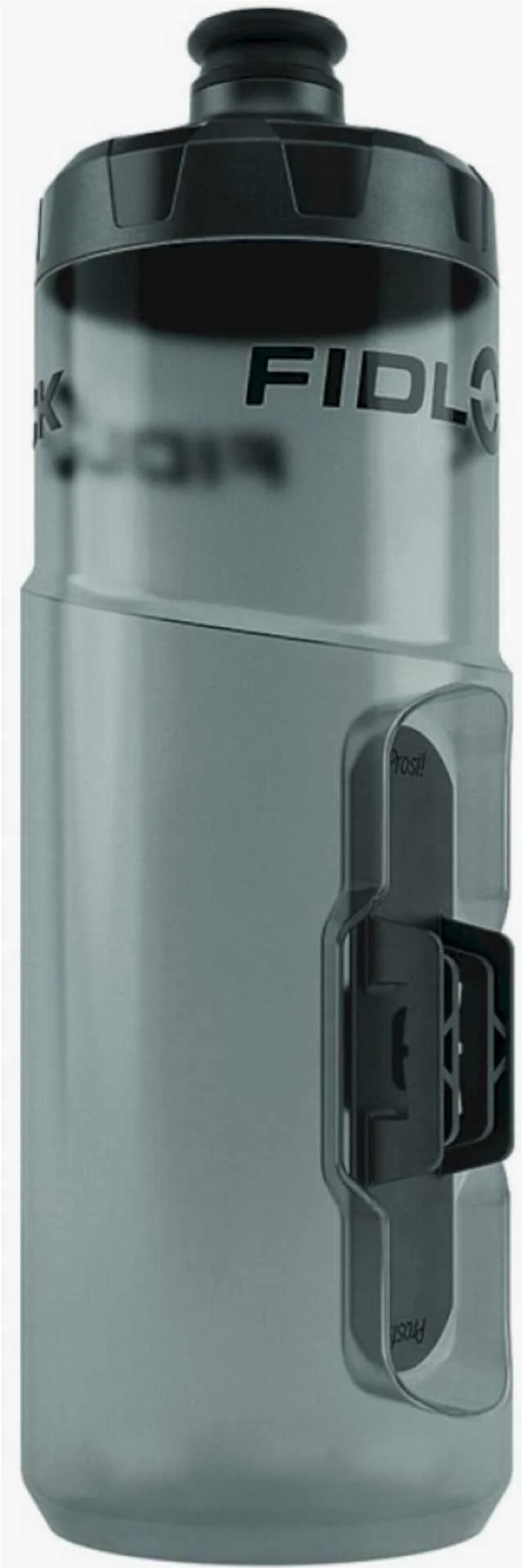 Fidlock Twist Trinkflasche transparent schwarz 600 ml