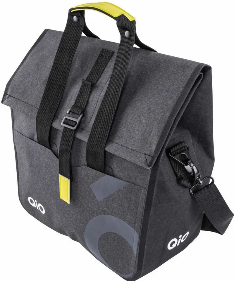 QIO Pina Lenkertasche schwarz/anthrazit 20 L