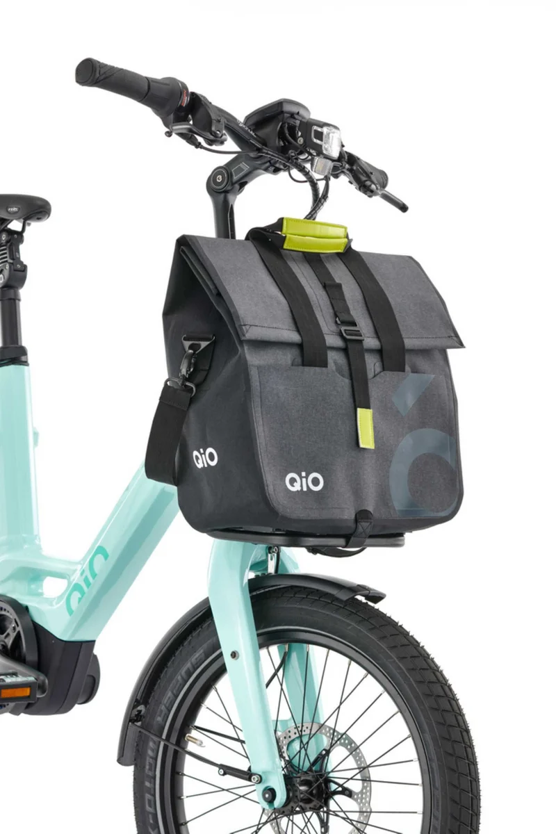 QIO Pina Lenkertasche schwarz/anthrazit 20 L