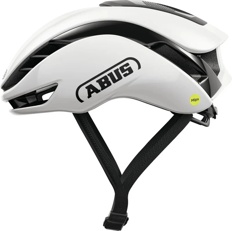 Abus GameChanger 2.0 MIPS Round Fit Rennradhelm Shiny White