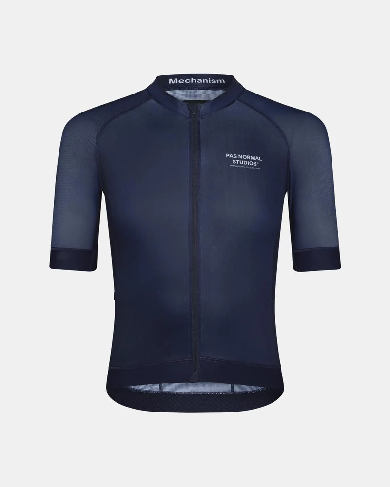 Pas Normal Studios Mechanism Kurzarm Trikot Herren Navy