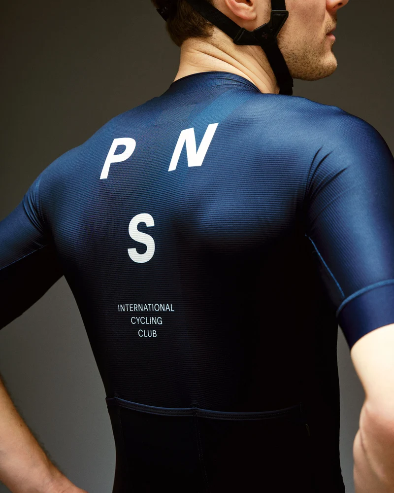 Pas Normal Studios Mechanism Kurzarm Trikot Herren Navy