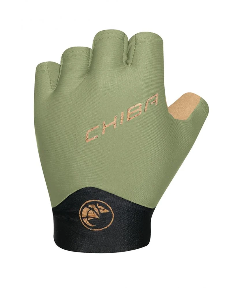 CHIBA ECO Glove Pro - Radhandschuhe olive XS, atmungsaktiv & gepolstert