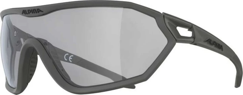 Alpina S-Way V Sportbrille moon-grey matt/varioflex black