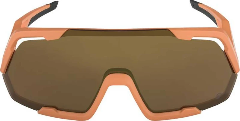 Alpina Rocket Q-Lite Sportbrille peach matt/mirror pink