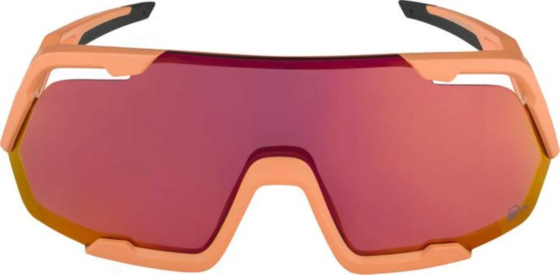 Alpina Rocket Q-Lite Sportbrille peach matt/mirror pink