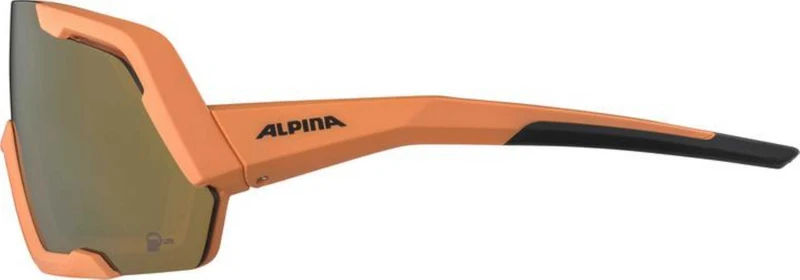 Alpina Rocket Q-Lite Sportbrille peach matt/mirror pink