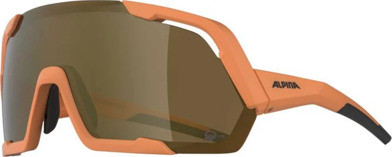 Alpina Rocket Q-Lite Sportbrille peach matt/mirror pink
