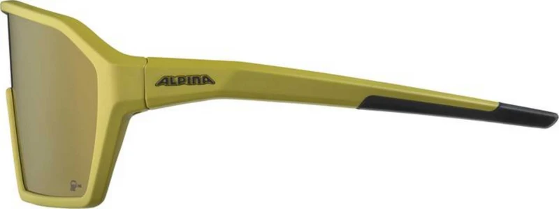 Alpina Ram Q-Lite Sportbrille olive matt/mirror gold
