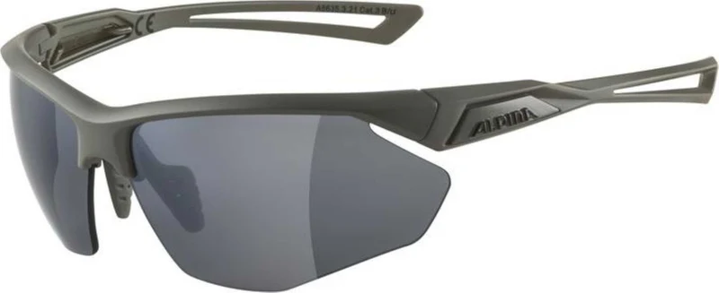 Alpina Nylos HR Sportbrille moon-grey matt/mirror black
