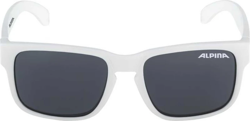 Alpina Mitzo Kinderbrille white matt/mirror black