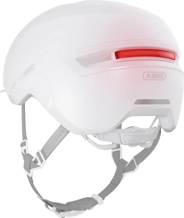 Abus Hud-Y Urban-Helm Pure White