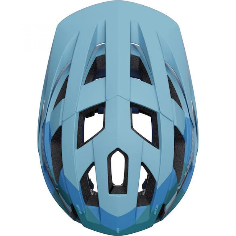 Limar Pora Matt Blue Purple L Lila - leichter All-Mountain-Fahrradhelm mit Top-Belüftung