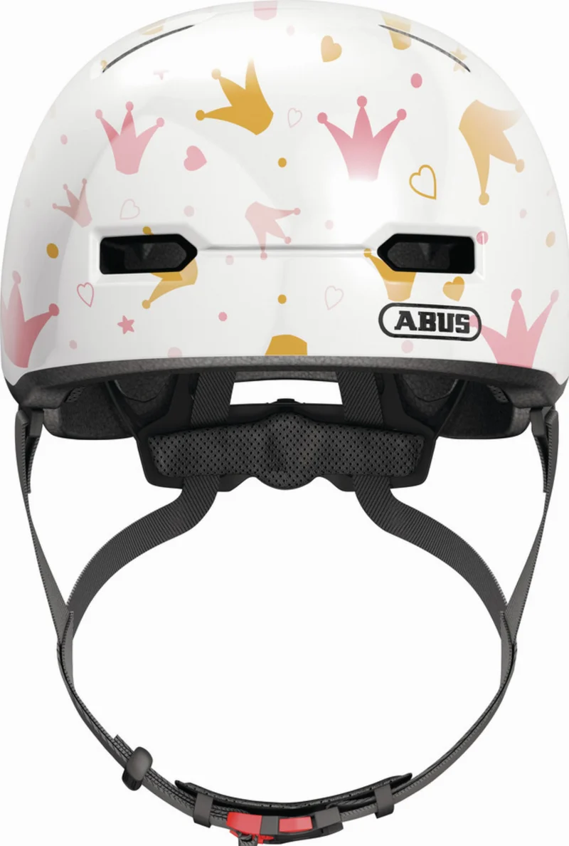 Abus Skurb Kid Kinder-Helm white crowns