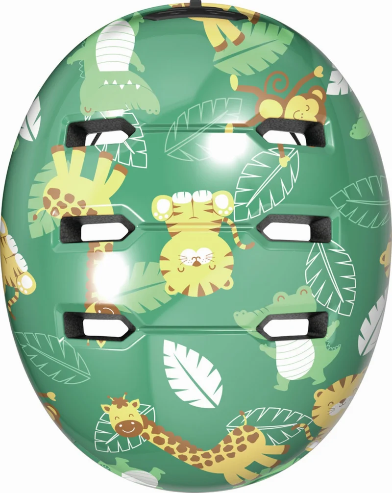 Abus Skurb Kid Kinder-Helm green jungle