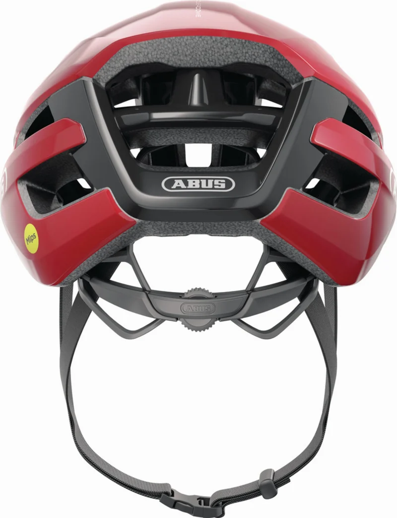 Abus PowerDome Mips Rennrad-Helm blaze red
