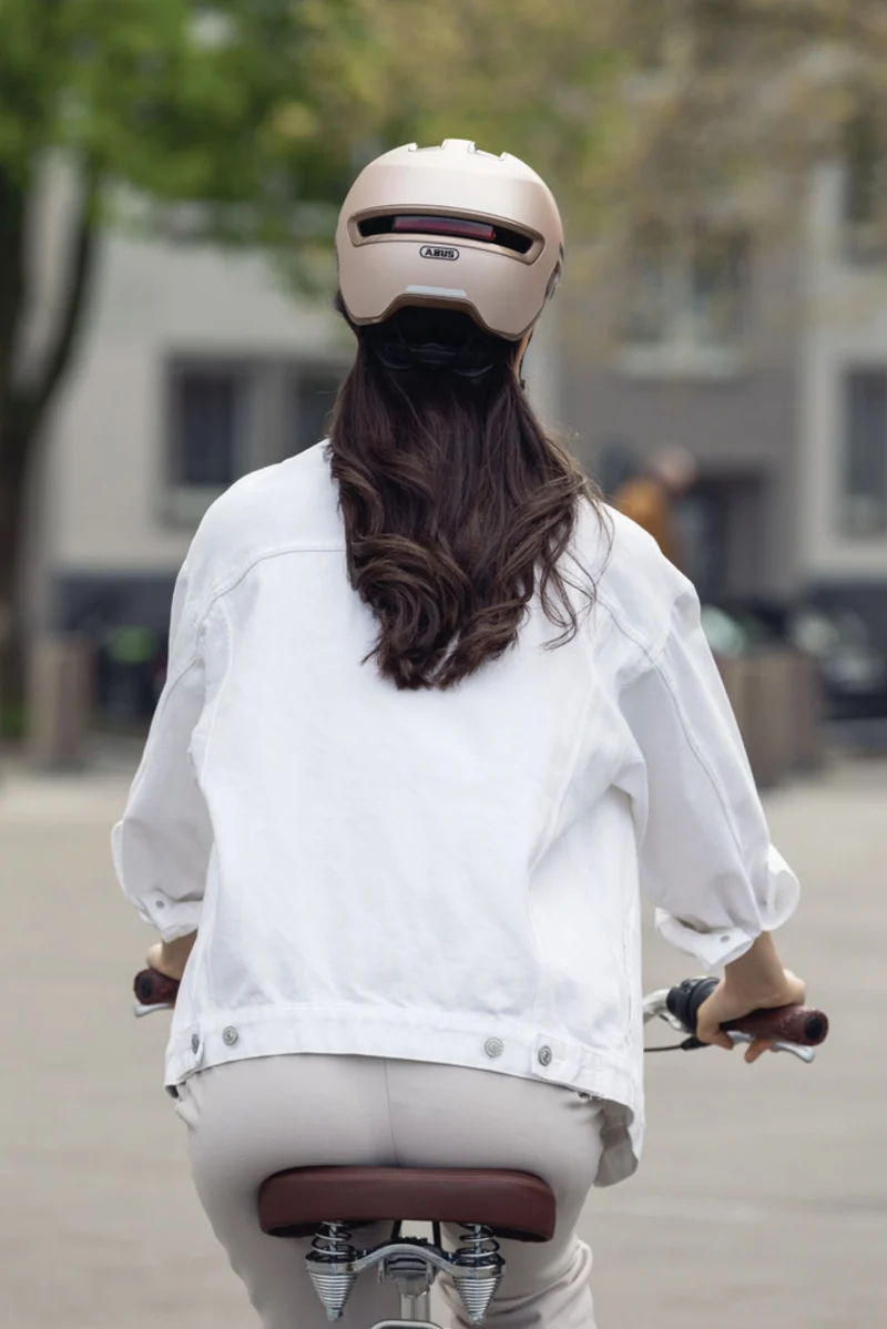 Abus Hud-Y Helm shiny white