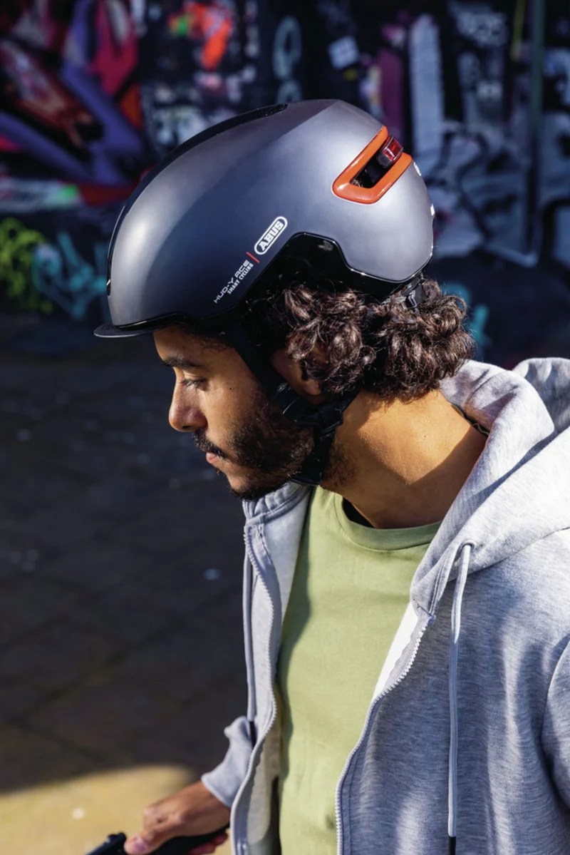 Abus Hud-Y Helm shiny white