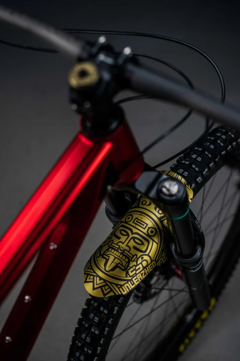 Unleazhed M01 Mudguard Design Skin unsplash 1 pcs, 4 cable ties eldorado gold