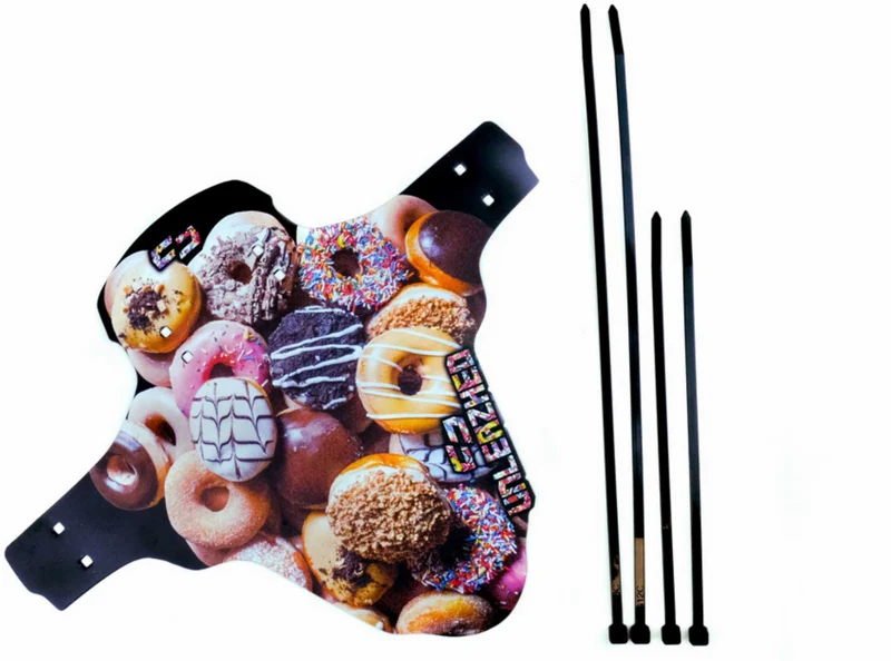 Unleazhed M01 Mudguard Crazy Skin unsplash 1 pcs, 4 cable ties more donuts