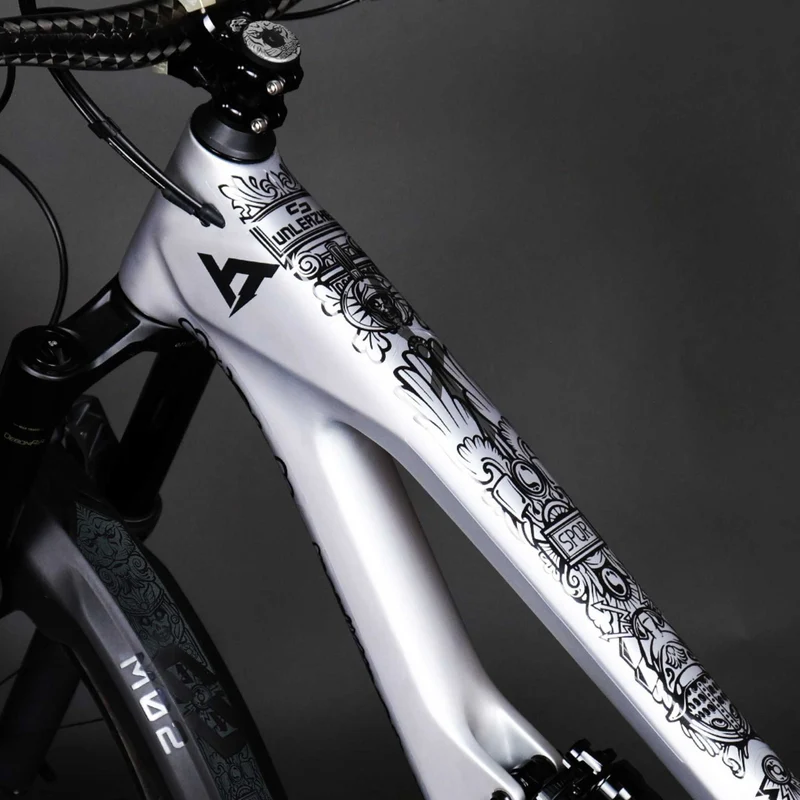Unleazhed Bike Rahmenschutz 1 set empire black glossy XXL