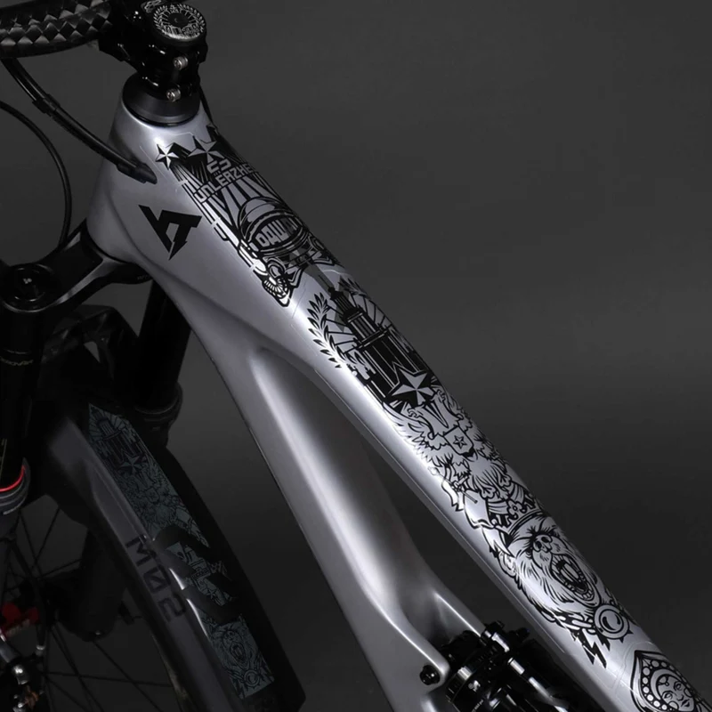 Unleazhed Bike Rahmenschutz 1 set dawei black glossy XXL