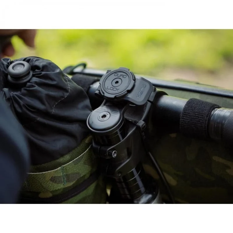 Quad Lock 360 Kopf mit kurzem Hebel, schwarz, universell, 13,9 mm Höhe, 52 mm Breite, Dual-Lock, kompatibel mit 360 ARM/BASE
