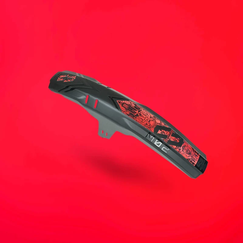 Unleazhed M02 Mudguard Big Decal Design Skin unsplash 1 pcs 4 formcut dawei soviet red