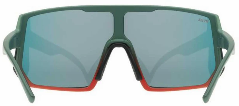 Uvex Sportstyle 235 Sportbrille moss grapefruit matt/mirror red