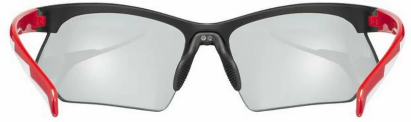 Uvex Sportstyle 802 V Sportbrille black red white/smoke