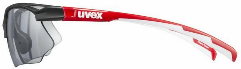 Uvex Sportstyle 802 V Sportbrille black red white/smoke