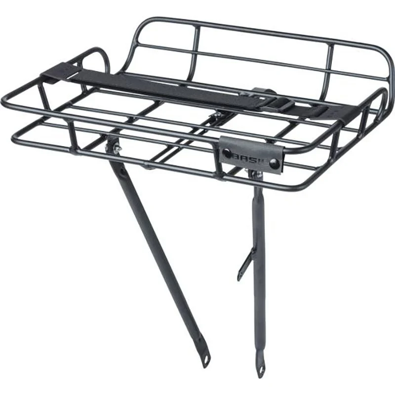 Gepäckträger Vorne Basil Portland An Sitzstrebe Achse 12/13mm 26/28 Max 10kg Schwarz