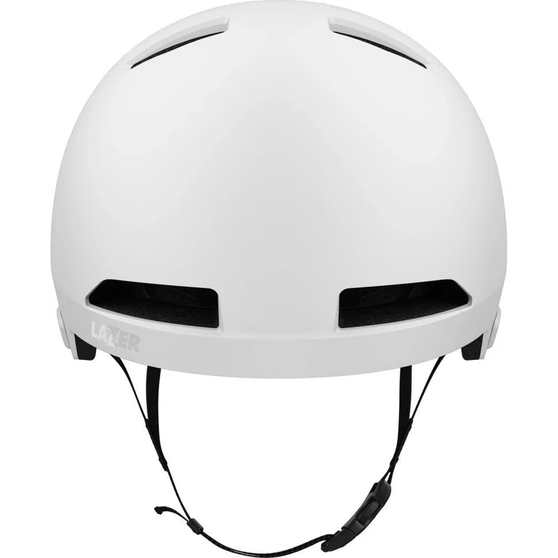 LAZER Helm Maze Jr KinetiCore Kids Matte White Unisize - sicherer Kinderhelm mit Sticker-Set