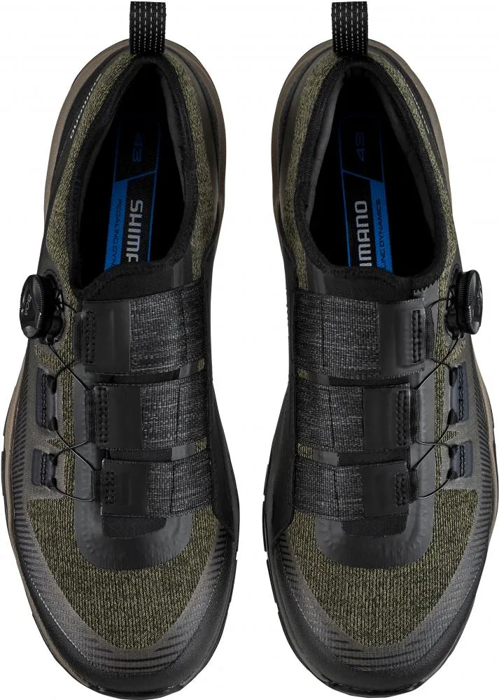 SHIMANO Fahrradschuhe EX700 Herren/Damen Touring SPD, Größe 47, Grün