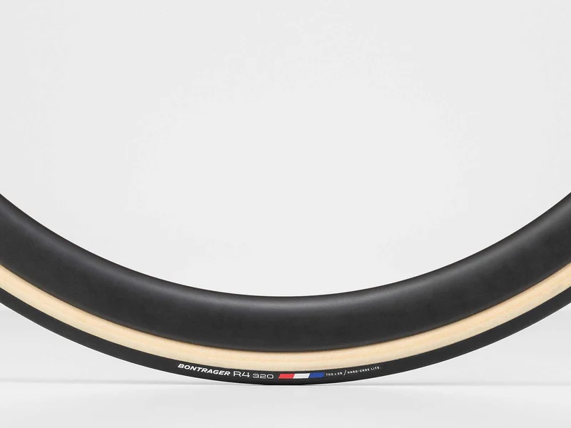 Bontrager R4 320 Handmade Hard-Case Lite Faltreifen 28" Clincher schwarz/natur 25-622