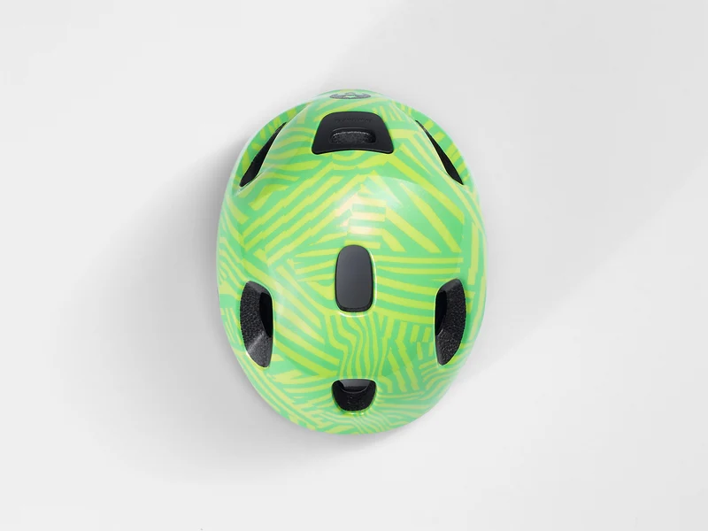 Bontrager Little Dipper Kinder-Helm radioactive green/radioactive yellow 46-50 cm