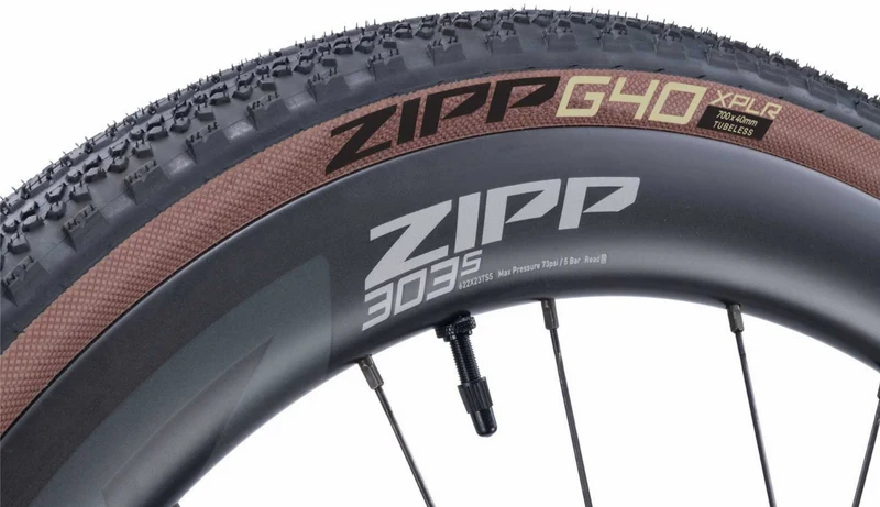 Zipp G40 XPLR Gravel-Reifen 28", Tubeless Ready schwarz-tan 40-622