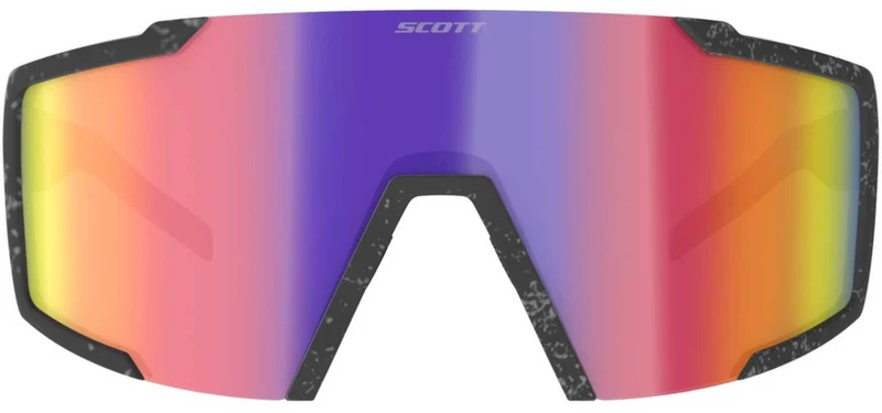 Scott Shield Sonnenbrille marble black/teal chrome