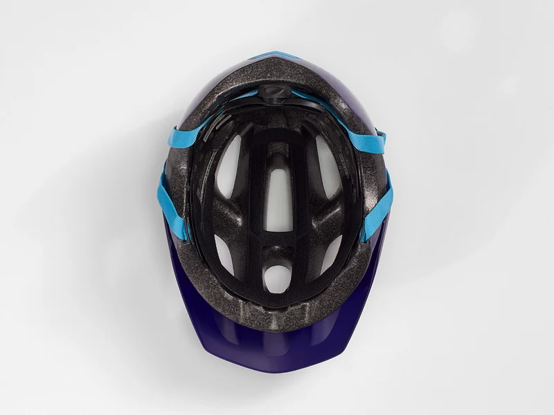 Bontrager Tyro Kinder-Helm purple abyss/azure 48-52 cm