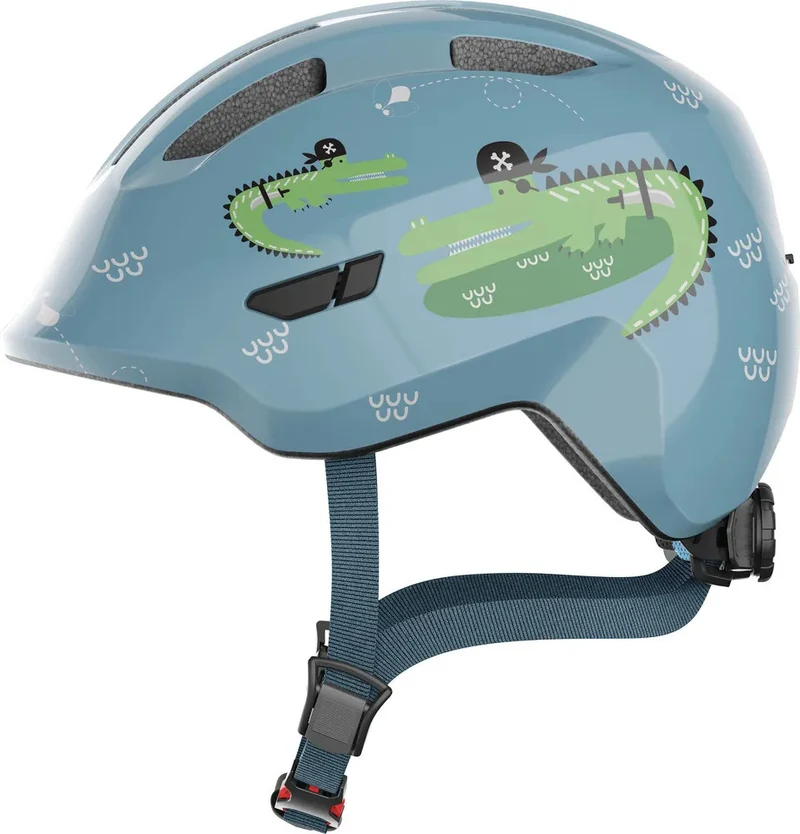 Abus Smiley 3.0 Kinderhelm Blue Croco