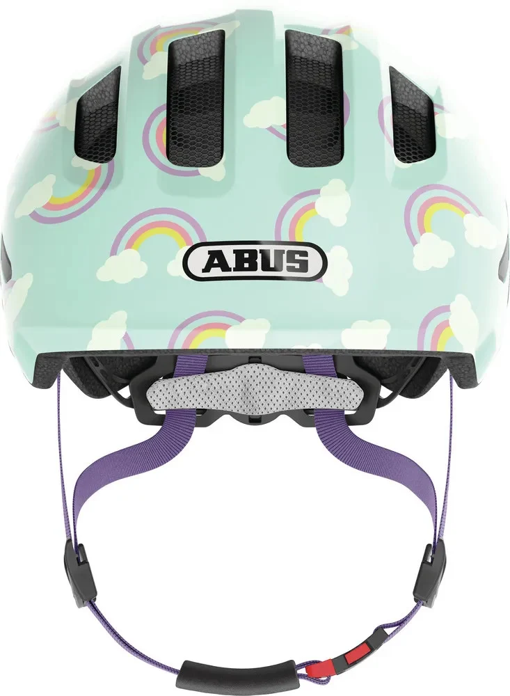 Abus Smiley 3.0 LED Kinderhelm Blue Rainbow