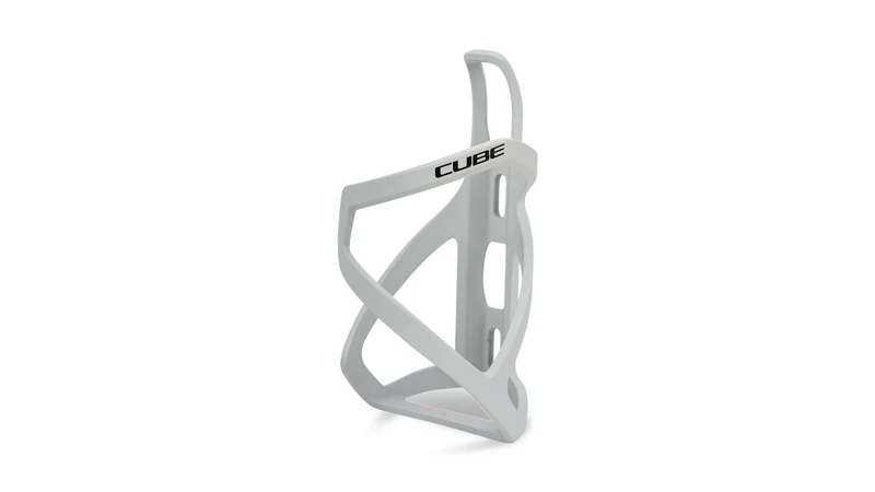 Cube Flaschenhalter HPP Left-Hand Sidecage matt light grey´n´glossy black