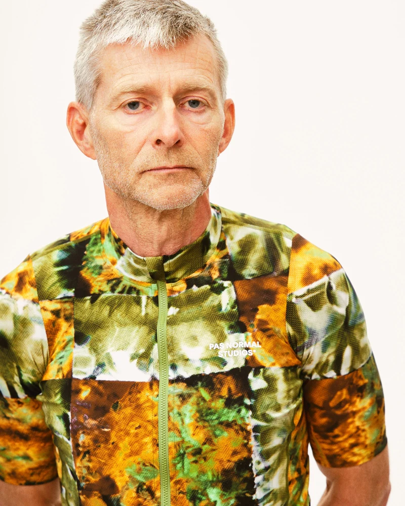 Pas Normal Studios Essential Kurzarm Trikot Herren Kaleidoskop Grün
