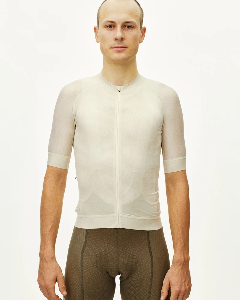 Pas Normal Studios Mechanism Kurzarm Trikot Herren AOP Off White