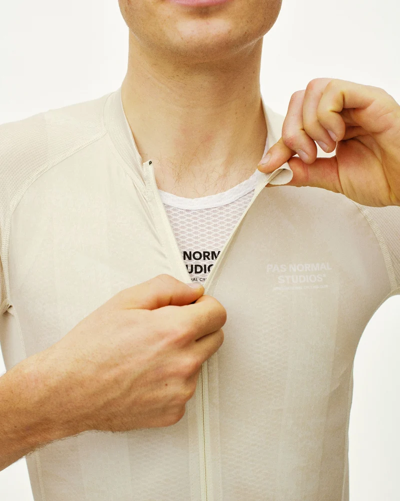Pas Normal Studios Mechanism Kurzarm Trikot Herren AOP Off White