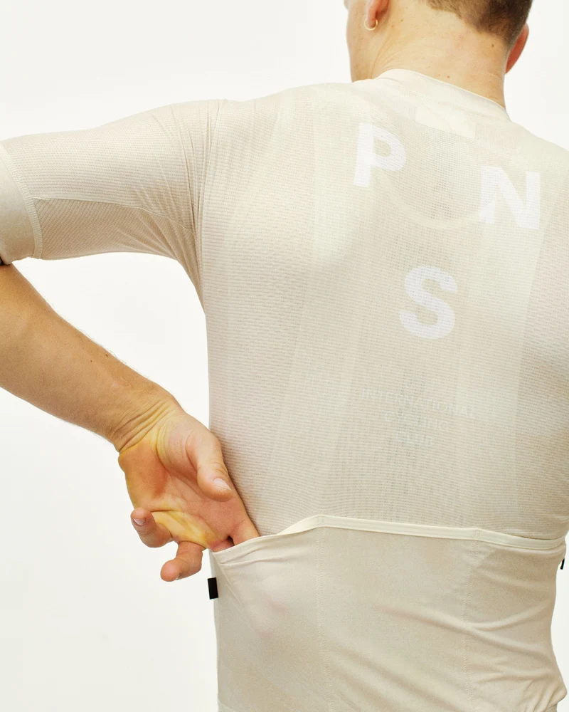 Pas Normal Studios Mechanism Kurzarm Trikot Herren AOP Off White