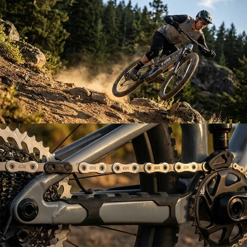 SRAM GX Eagle Transmission Kette 12-fach 126 Glieder schwarz - präziser MTB-Antrieb